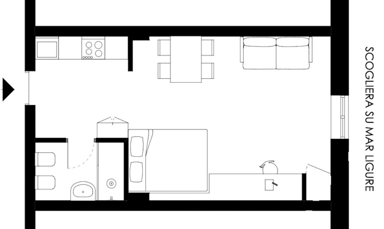 Ca De Ma - Sea Front Apartment Genova Eksteriør bilde